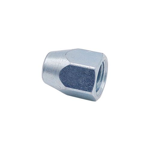 <p>Female tube nut  |  3/8-24 UNF  |  7/16 hex</p>