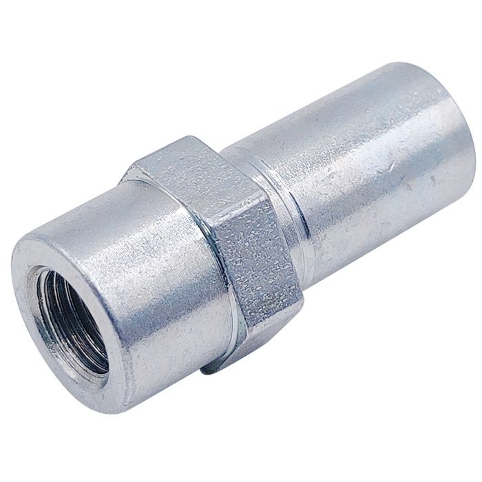 <p>Metric female  |  M10 x 1 (DPS)  |  17mm hex</p>