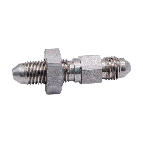 <p>JIC bulkhead union  |  3/8-24 UNF stud (-03 JIC)  |  7/16 hex  | stainless</p>