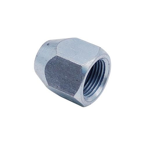 <p>Rohrmutter | Innengewinde | M12 x 1  |  16mm Sechskant</p>