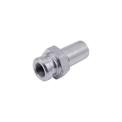 <p>Zöllisches Innengewinde | 3/8-24 UNF  |  19mm Sechskant |  Edelstahl</p>