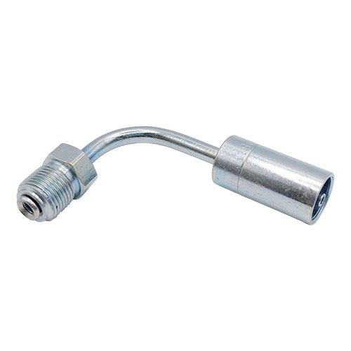 <p>Aussengewinde Drehbar   | M12 x 1  |  45° Doppel-Bördel</p>