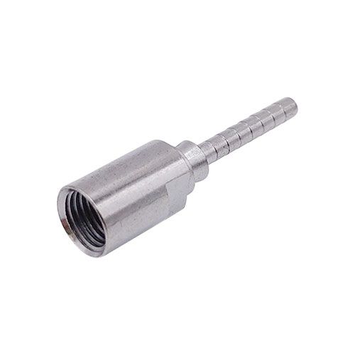 <p>Zöllisches Innengewinde | 3/8-24 UNF |  8mm flach I Chrom</p>