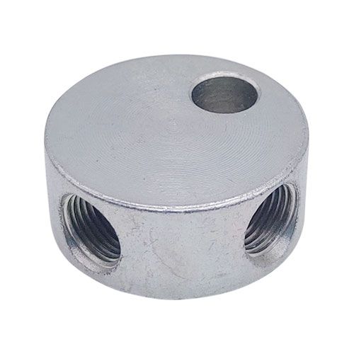 <p>Tee  |  1/8-27 NPT ports (3)</p>