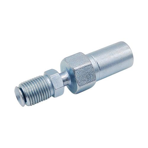 <p>Male swivel  |  7/16-24 UNS  | 45 deg double flare</p>