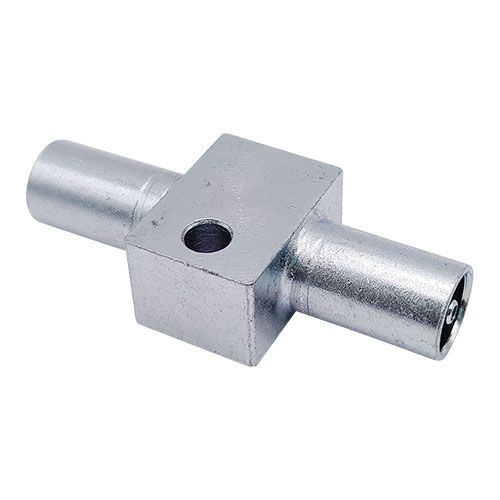 <p>Metric female  |  M10 x 1  | 6.4mm mount hole  |  2 crimp shells</p>