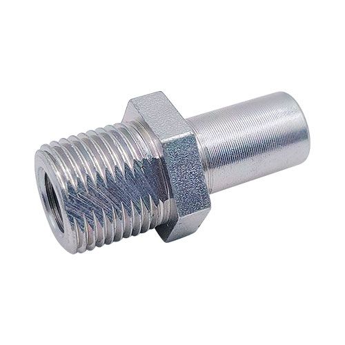 <p>Imperial female  |  7/16-24 UNS port  |  3/4-16 UNF ext thread  |  7/8 hex</p>