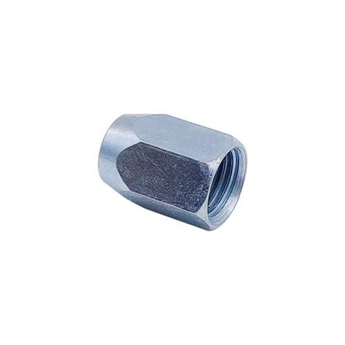<p>Female tube nut  |  3/8-24 UNF  |  7/16 hex</p>