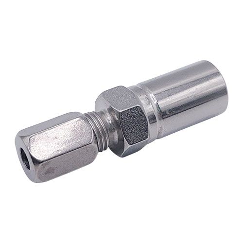 <p>Fitting - 3/16 Compression (Stainless)</p>
