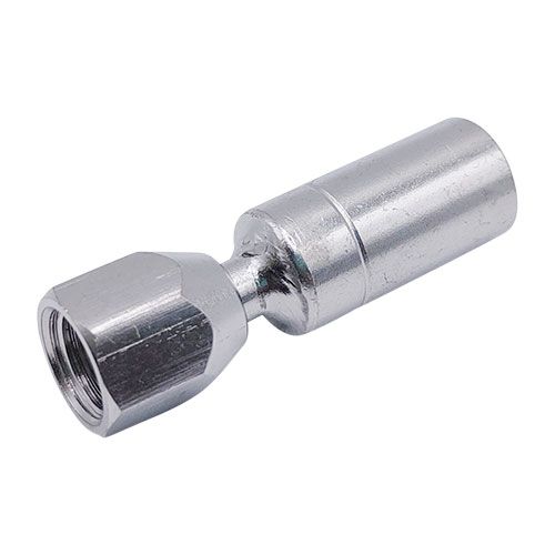 <p>Female swivel  |  7/16-20 UNF |  37 deg double flare  | stainless</p>