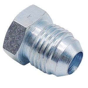 <p>Braze-on stud  |  9/16-18 UNF thread  |  3/8 tube size  | steel</p>
