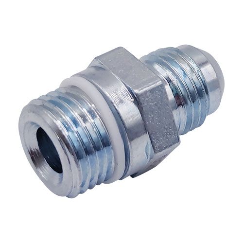 <p>Anstoß-Rohr Adapter | 9/16-18 UNF Bolzen(-06 JIC) | M16x1.5 O-Ring Nabe (Ford</p>
