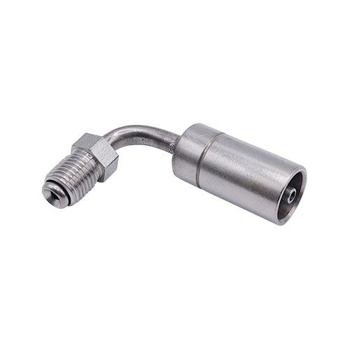 <p>Male swivel  |  3/8-24 UNF  | 45 deg double flare  | stainless</p>