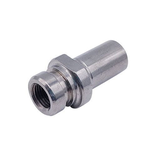 <p>Metrisches Innengewinde | M10 x 1  |  17mm flach | Edelstahl</p>