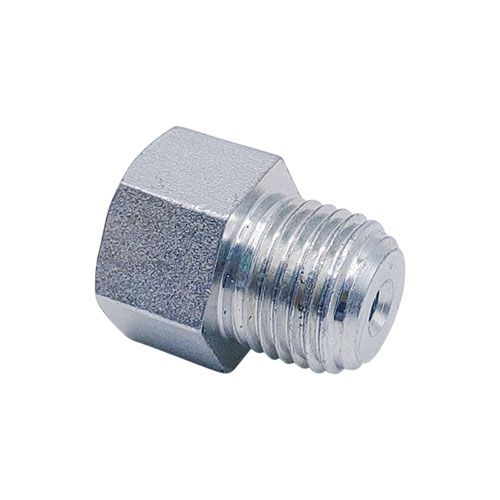 <p>Male-female adapter  |  3/8-24 UNF port  |  9/16-18 UNF stud</p>