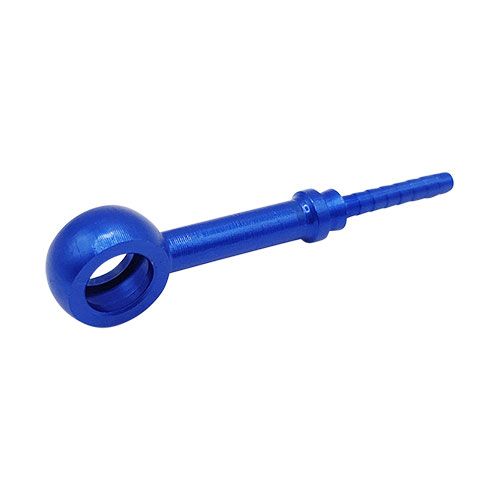 <p>Ringauge "Low Profile" | 10mm ID |  8mm Stärke | eloxiertes Aluminium |  Blau</p>