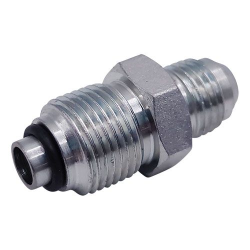 <p>Anstoß-Rohr Adapter  | 9/16-18 UNF Bolzen(-06 JIC) |11/16-18 UNS O-Ring Vo</p>