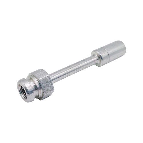 <p>Metric female  |  M10 x 1  | 19mm flats</p>