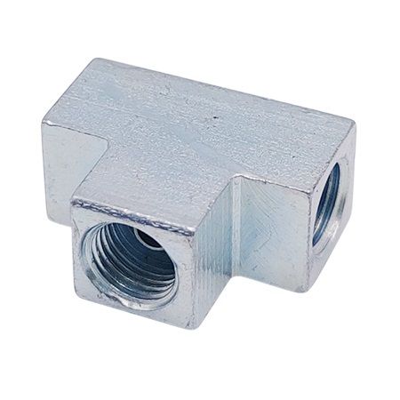 <p>Tee  |  3/8-24 UNF ports (3)</p>