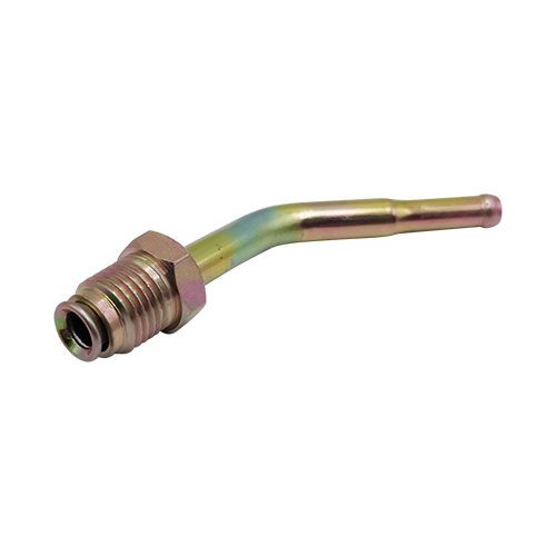 <p>Anschlussrohr m. Überwurfmutter | 30° | 8mm FuelFlex auf M14 x 1.5 | dop. Bördel</p>