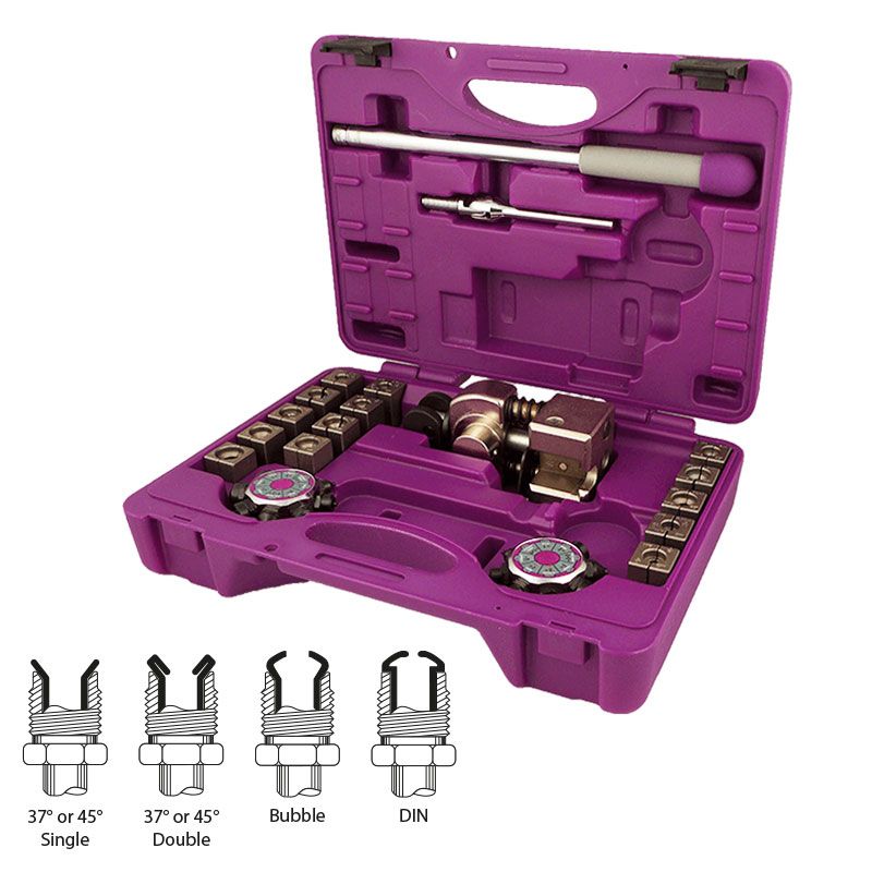 <p>High-speed flaring tool kit  | Pro-Line  |  45 deg and 37 deg flares</p>