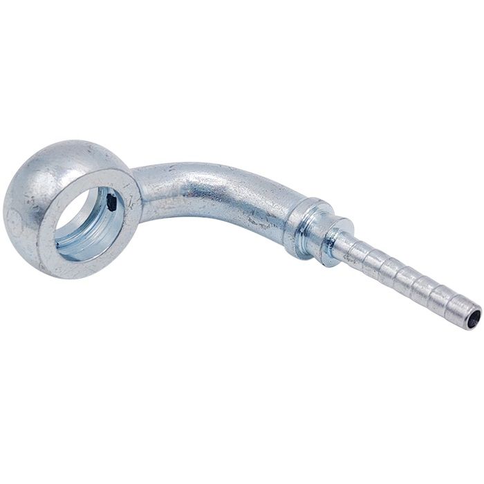 <p>Low profile banjo  |  10mm hole  |  8mm thick  |  90 deg bend</p>