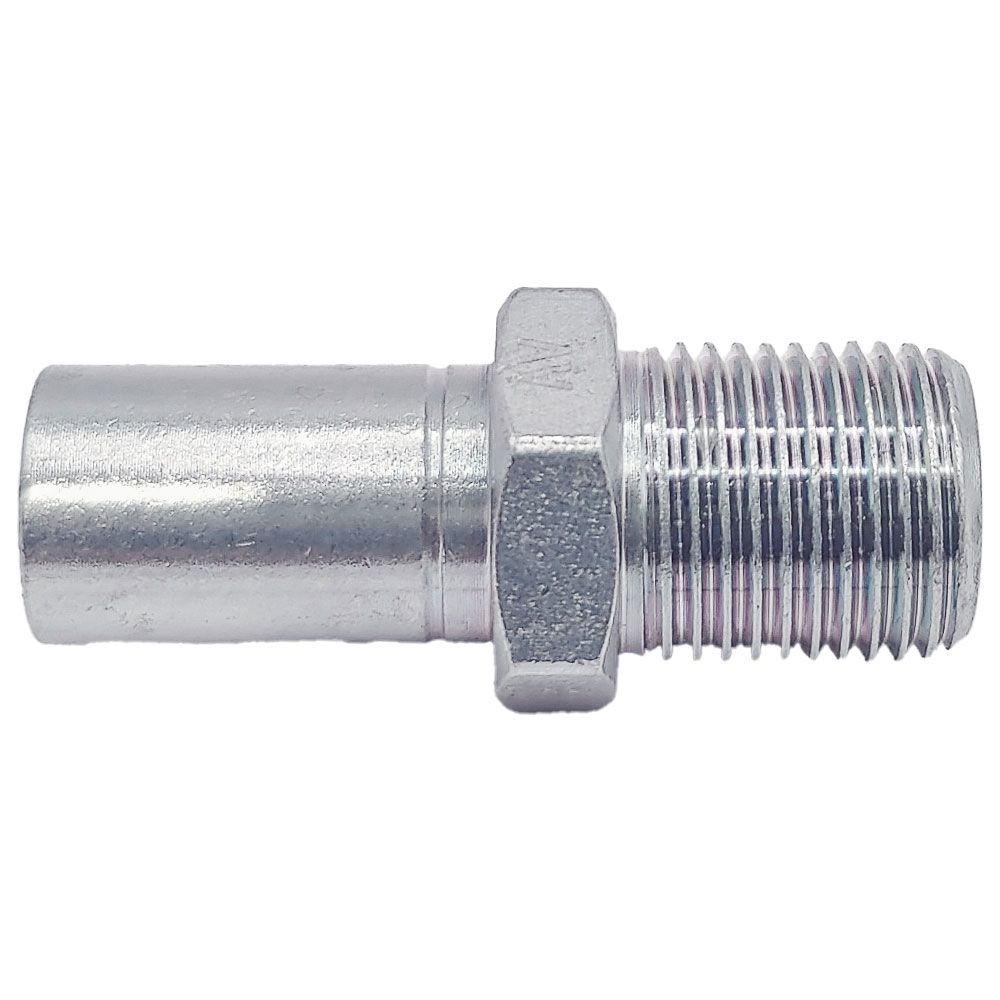 <p>Metric female  |  M10 x 1 port |  5/8-18 UNF ext thread</p>