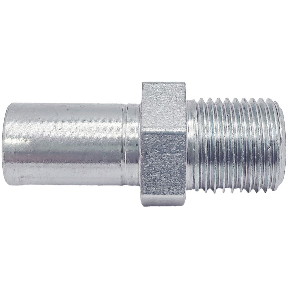 <p>Metric female  |  M10 x 1 port (DPS)  |  5/8-18 UNF ext thread</p>