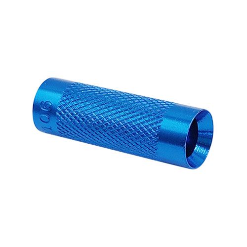 <p>Crimp shell insert  |  blue</p>