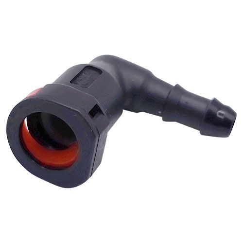 <p>Schnellverbinder | 5/16 Innengewinde auf 3/8 Außengewinde | 90°</p>