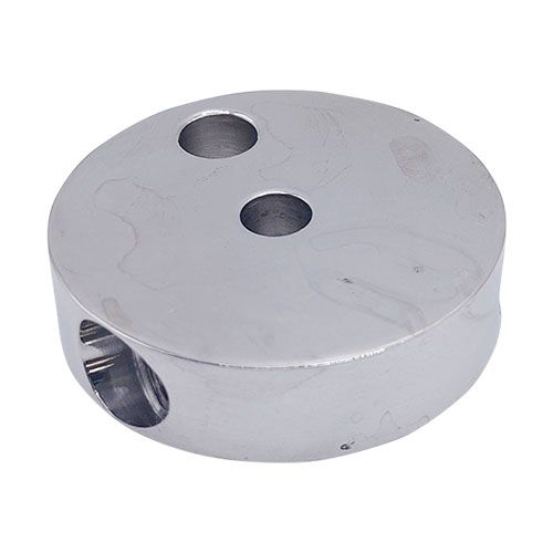 <p>Tee  |  3/8-24 UNF ports (3)  | stainless</p>