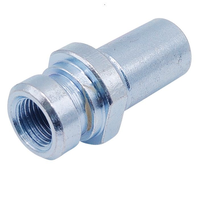 <p>Metrisches Innengewinde  | M10 x 1  |  17mm flach</p>