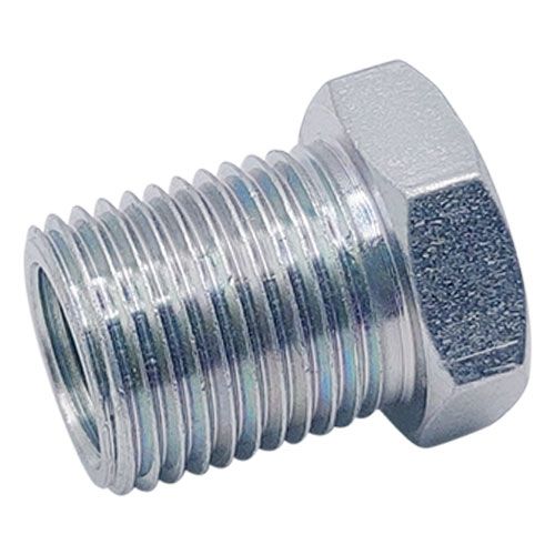 <p>Bulkhead Union  |  7/16-24 UNS ports (2)  |  5/8-18 UNF ext thread</p>