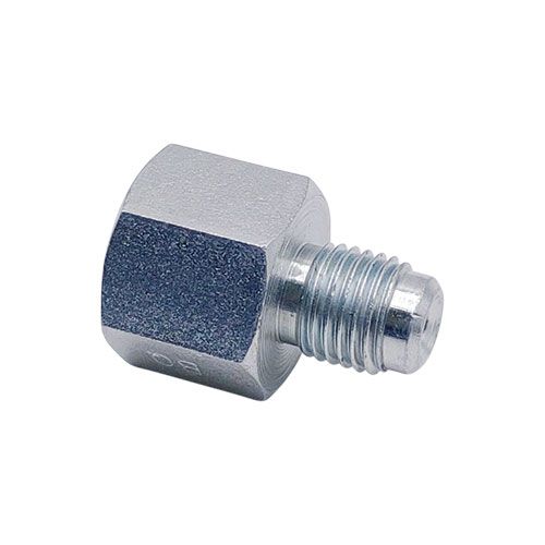 <p>Male-female adapter  |  1/2-20 UNF port  |  3/8-24 UNF stud  | for 5/16 tube</p>