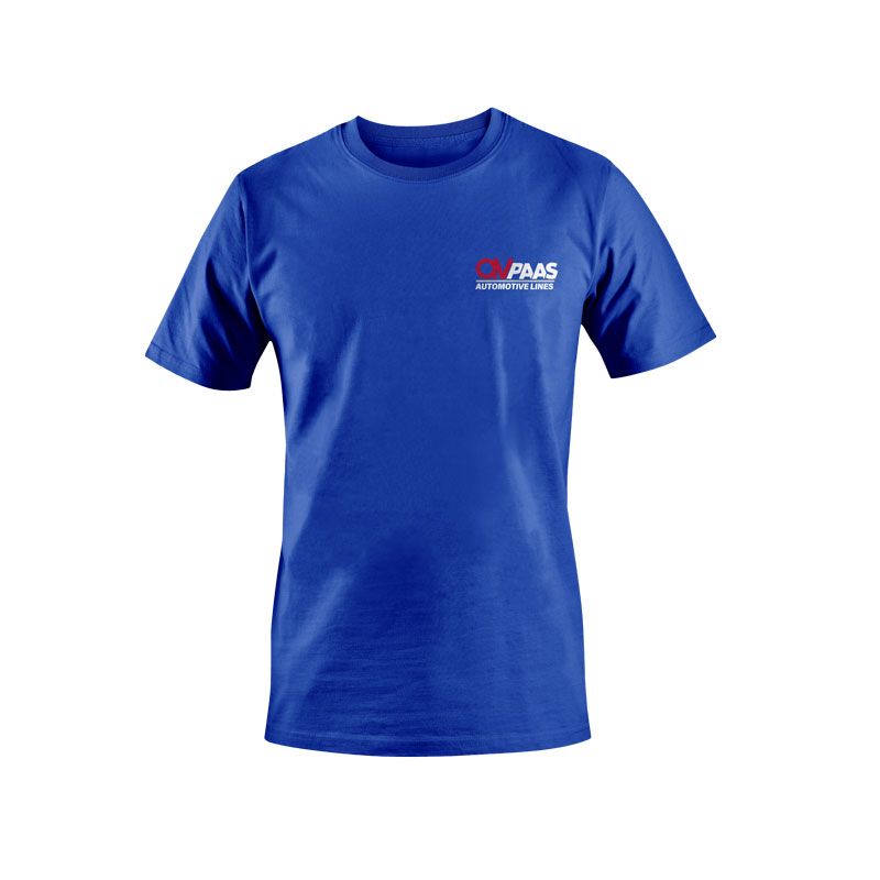 <p>avPAAS T-Shirt | avBlau | 3D Logo Brustaufdruck links</p>